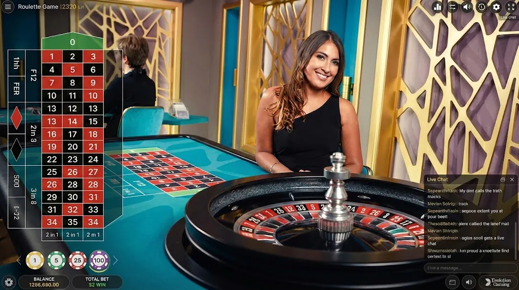 Live Casino Tisch bei Locowin